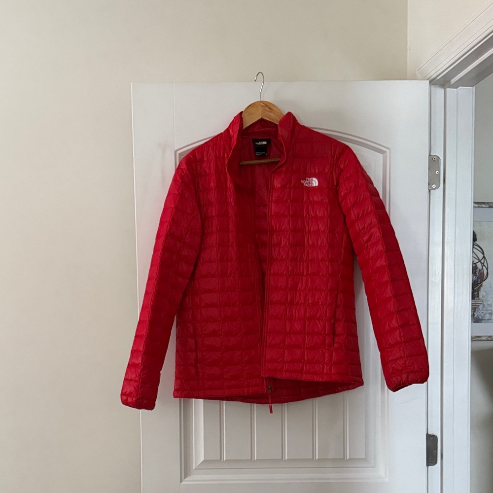 The North Face Vibrant Red Quilted Jacket